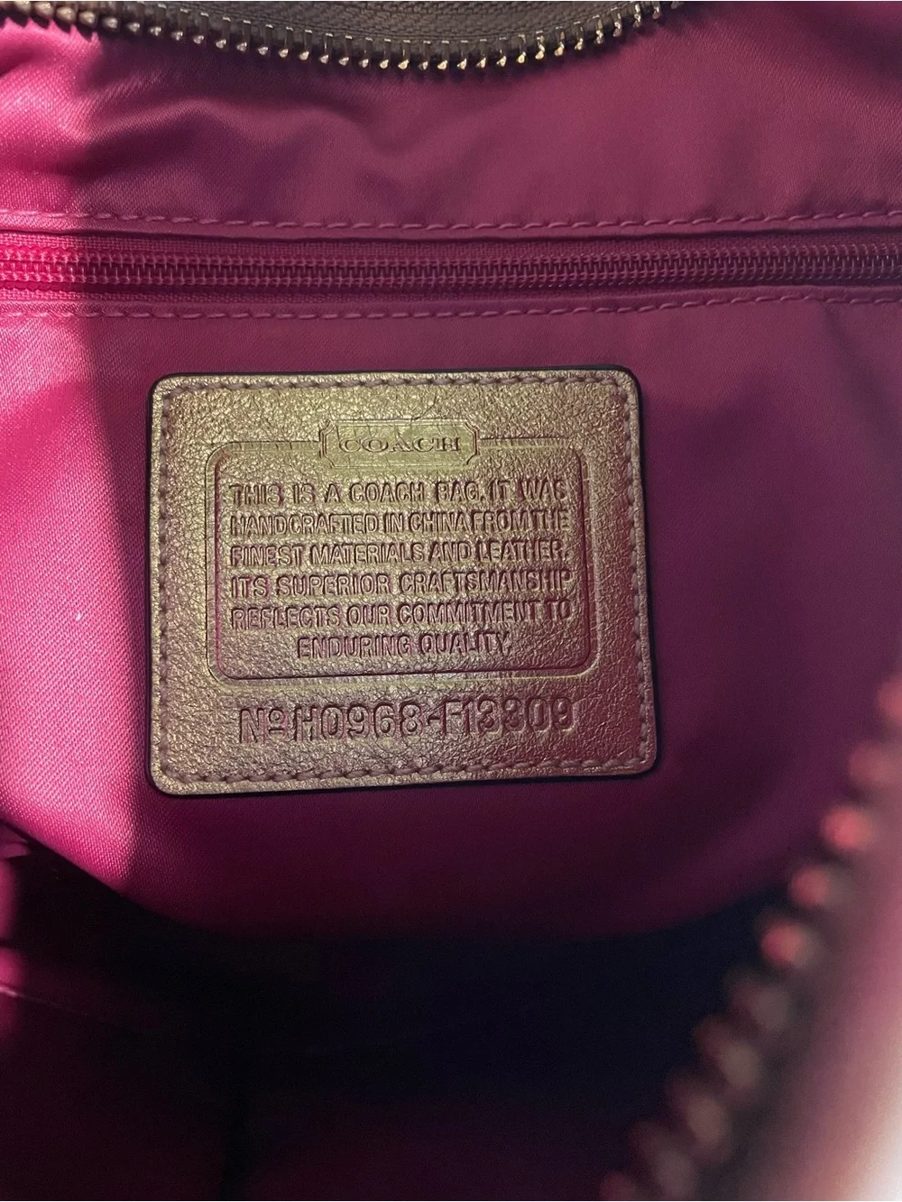 Coach Tattersall Gold Graffiti Logo Hobo Bag in Cream and Tan with Pink Accents